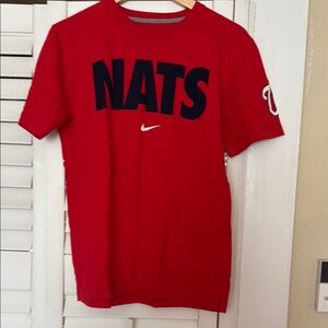 Washington Nationals Nike Red Short Sleeve Tshirt